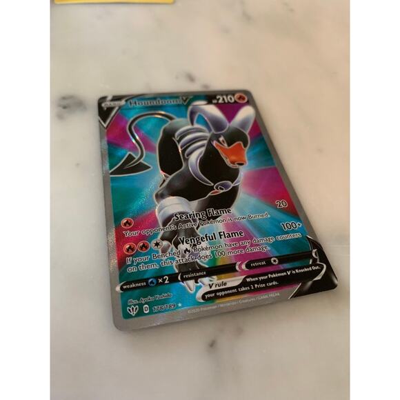Houndoom V Pokemon Card - Picture 3 of 8
